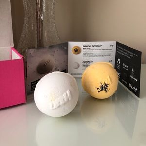 🛁 LUSH BATH BOMBS Cheer Up Buttercup + Butterball